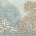 Ткань Casamance — Silence blanc — Bleu baltique — 83150220
