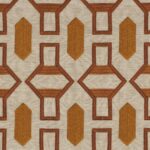 Ткань Casamance — Tali — Acajou / orange cannelle — 83440233