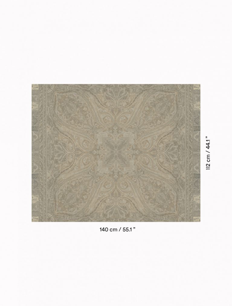 Ткань — Dedar — Paradiso Paisley — 021 argento — 00T2202300021