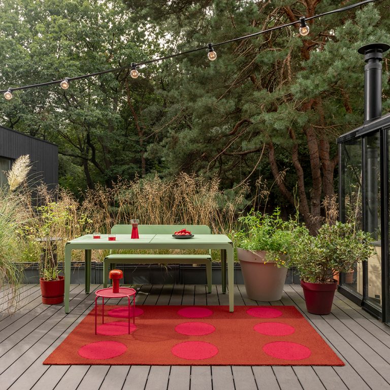 Ковёр Brink & Campman — Habitat Festival Dots Red outdoor — 495800