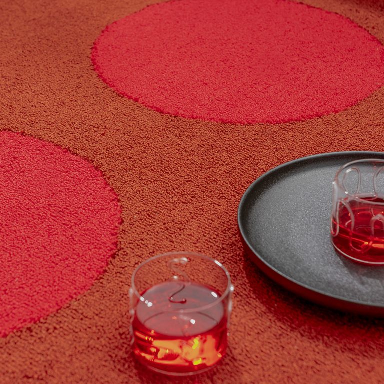 Ковёр Brink & Campman — Habitat Festival Dots Red outdoor — 495800