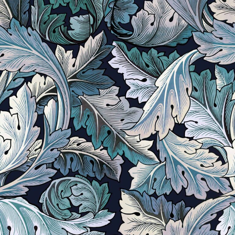 Обои House of Hackney — Acanthus — Blue & Midnight