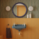 Обои House of Hackney — Artist’s Stripe — Euphorbia & Alabaster