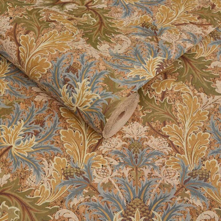 Обои House of Hackney — Aquifolia Cork — Dahlia
