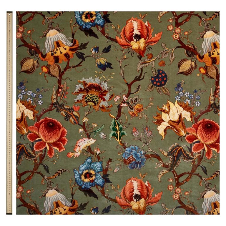 Ткань House of Hackney — Artemis Velvet — Moss Green