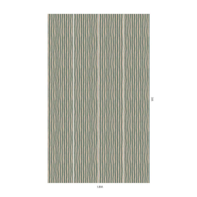 Обои House of Hackney — Artist’s Stripe — Euphorbia & Alabaster