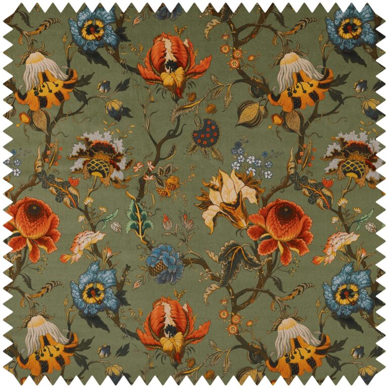 Ткань House of Hackney — Artemis Organic Velvet — Moss
