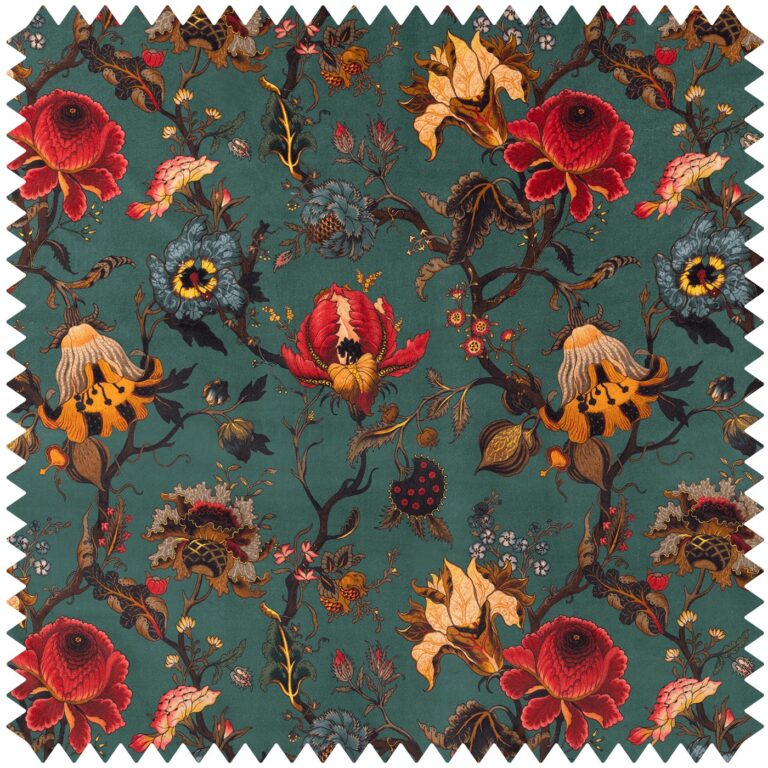 Ткань House of Hackney — Artemis Organic Velvet — Petrol