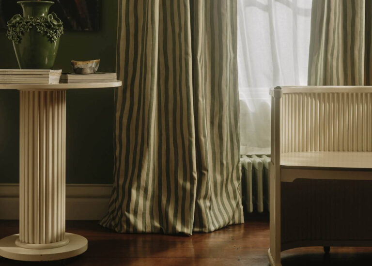 Ткань House of Hackney — Artist’s Stripe Cotton Linen — Opal