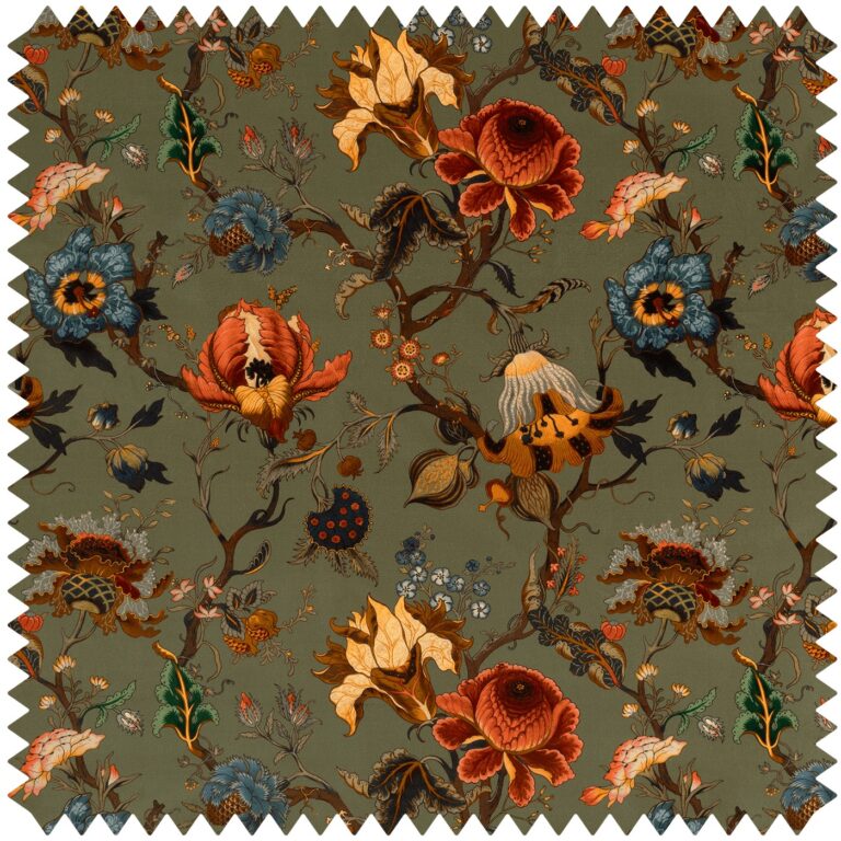 Ткань House of Hackney — Artemis Velvet — Moss Green