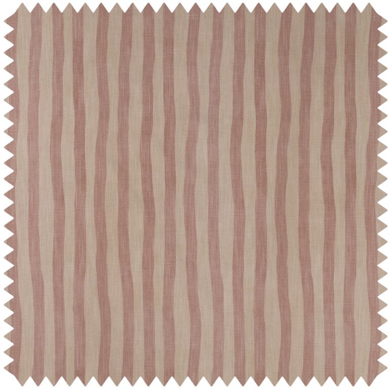 Ткань House of Hackney — Artist’s Stripe Cotton Linen — Sakura & Astrantia