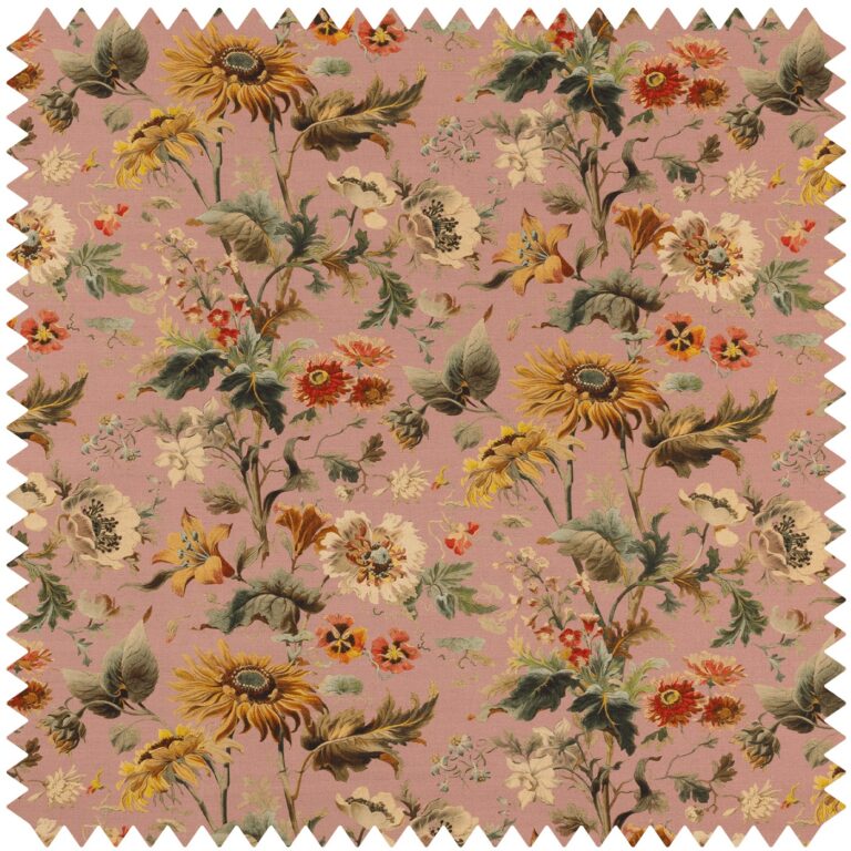 Ткань House of Hackney — Avalon Cotton Linen — Puce Pink
