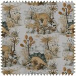 Ткань House of Hackney — Dinosauria Cotton Linen — Dusk