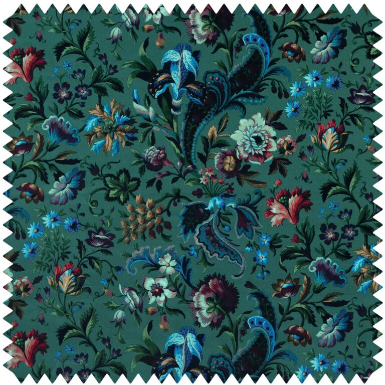 Ткань House of Hackney — Florika Velvet — Petrol