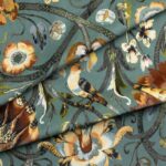 Ткань House of Hackney — Gaia Velvet — Prussian Blue