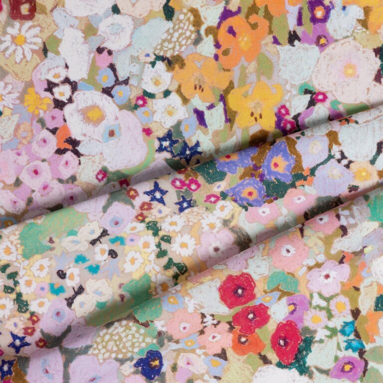 Ткань House of Hackney — Hollyhocks Cotton Linen — Spring