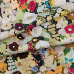 Ткань House of Hackney — Hollyhocks Cotton Linen — Summer