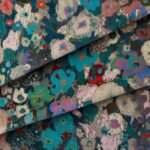Ткань House of Hackney — Hollyhocks Velvet — Winter