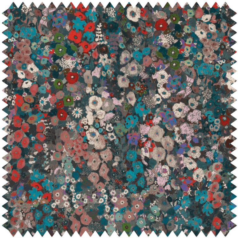 Ткань House of Hackney — Hollyhocks Velvet — Winter