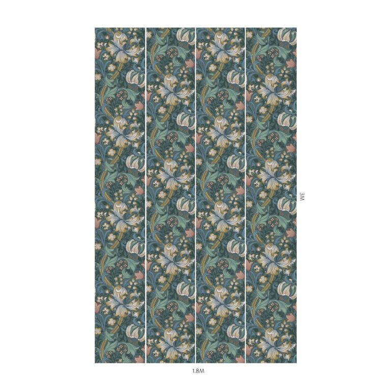 Обои House of Hackney — Golden Lily — Euphorbia