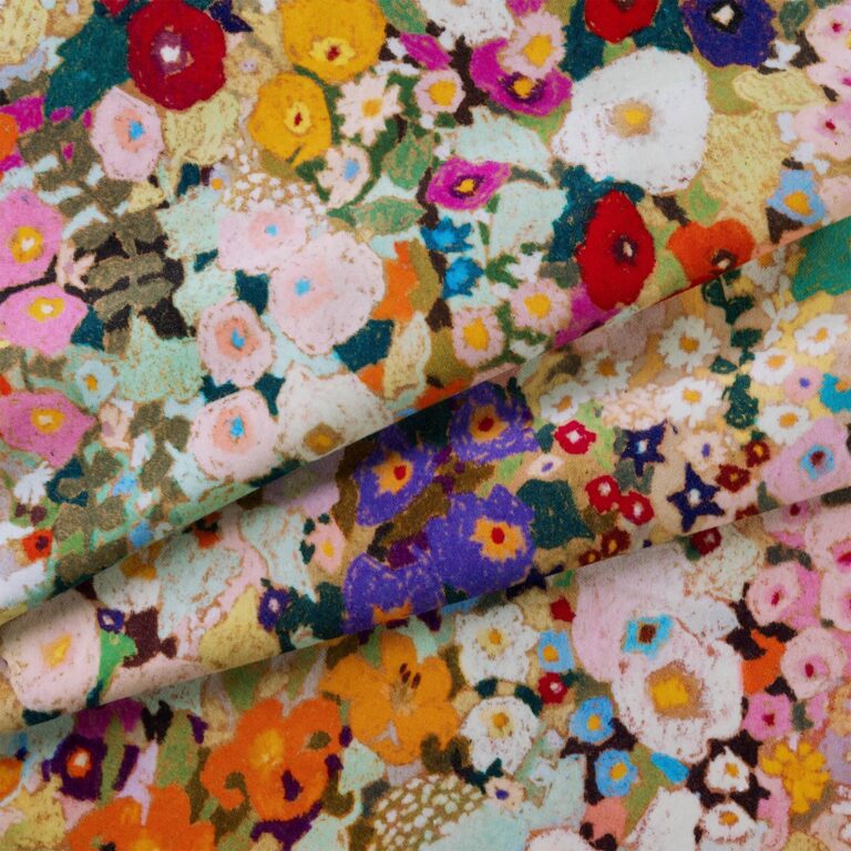 Ткань House of Hackney — Hollyhocks Organic Velvet — Spring