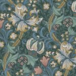 Обои House of Hackney — Golden Lily — Euphorbia