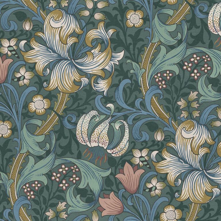 Обои House of Hackney — Golden Lily — Euphorbia