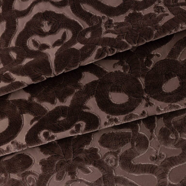 Ткань House of Hackney — Anaconda Velvet-Jacquard — Cocoa