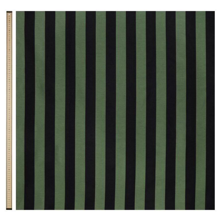 Ткань House of Hackney — Camelot Stripe Jacquard — Verdigris and Noir