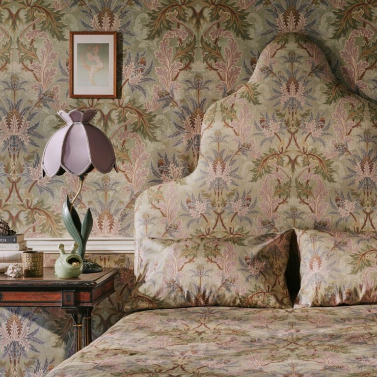 Ткань House of Hackney — Aquifolia Cotton Linen — Apple