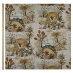 Ткань House of Hackney — Dinosauria Cotton Linen — Dusk