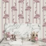 Обои House of Hackney — Flamboyance — Off White & Macaroon Pink