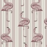 Обои House of Hackney — Flamboyance — Off White & Macaroon Pink
