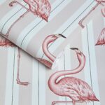 Обои House of Hackney — Flamboyance — Off White & Macaroon Pink