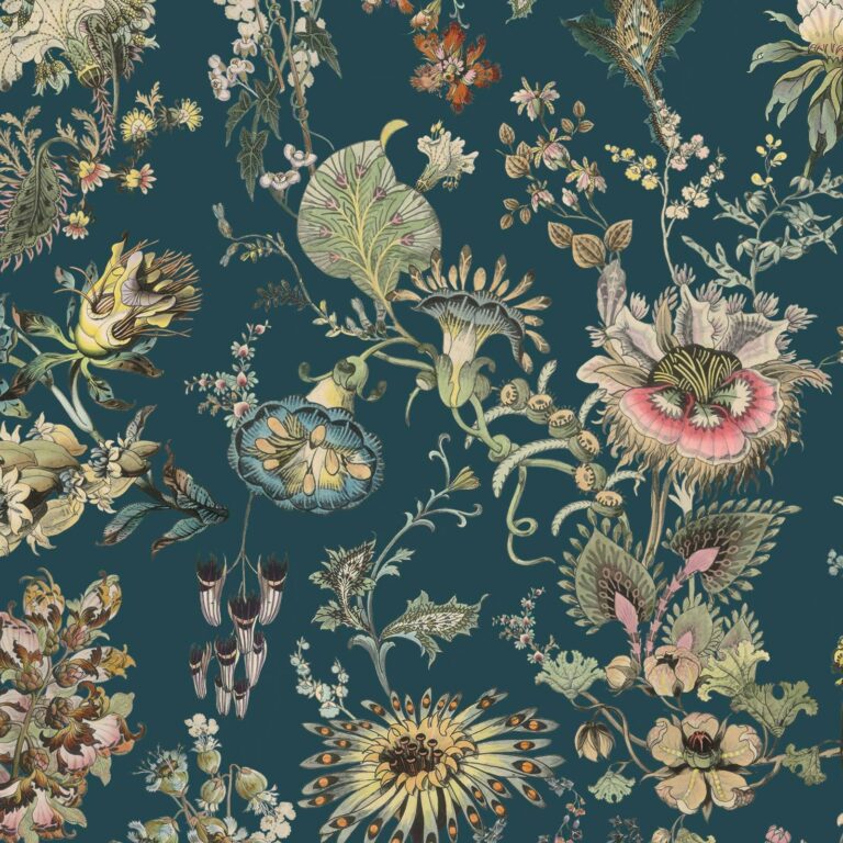 Обои House of Hackney — Flora Fantasia — Cerulean