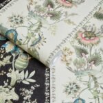 Обои House of Hackney — Flora Fantasia — Noir Stripe