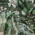 Ткань House of Hackney — Floribunda Magna Cotton Linen — Verde