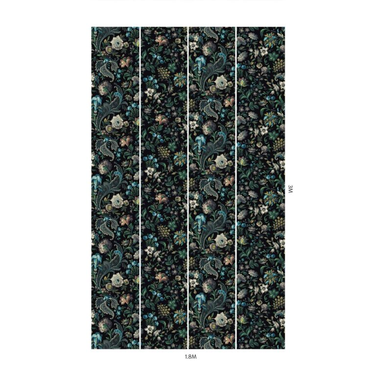 Обои House of Hackney — Florika — Onyx