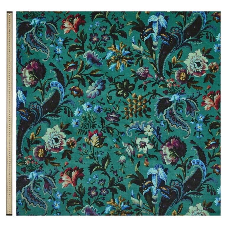 Ткань House of Hackney — Florika Velvet — Petrol