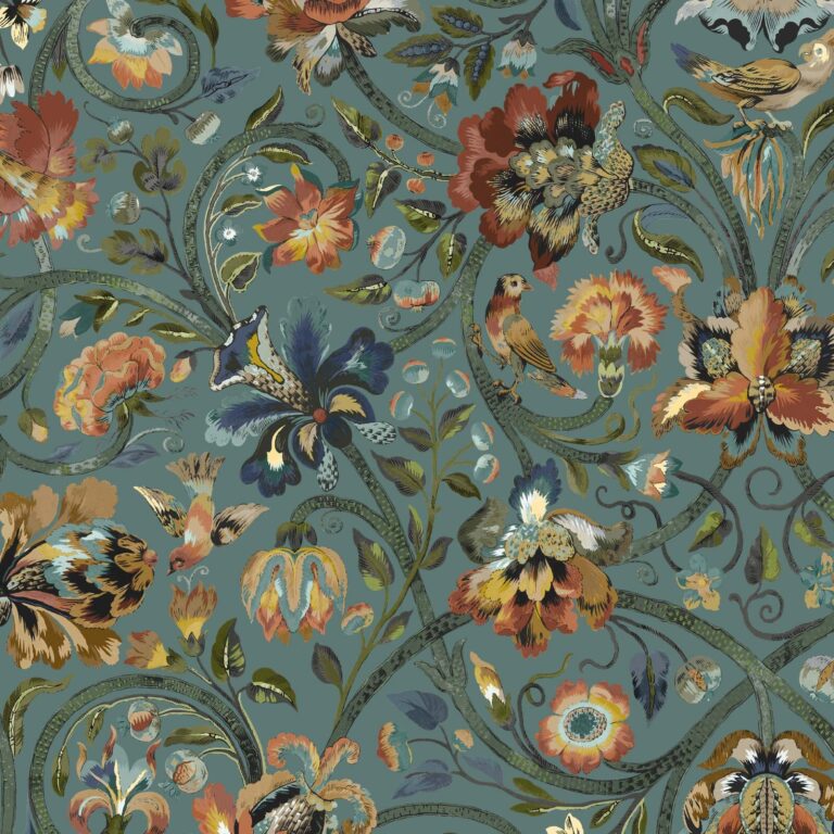Обои House of Hackney — Gaia — Prussian Blue