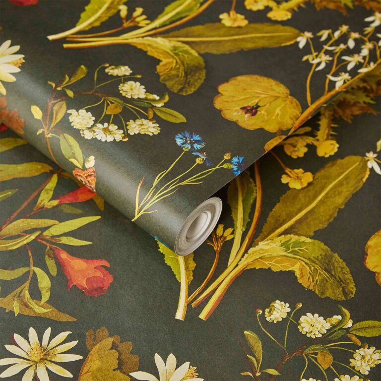 Обои House of Hackney — Herbarium — Forest Green-Spruce