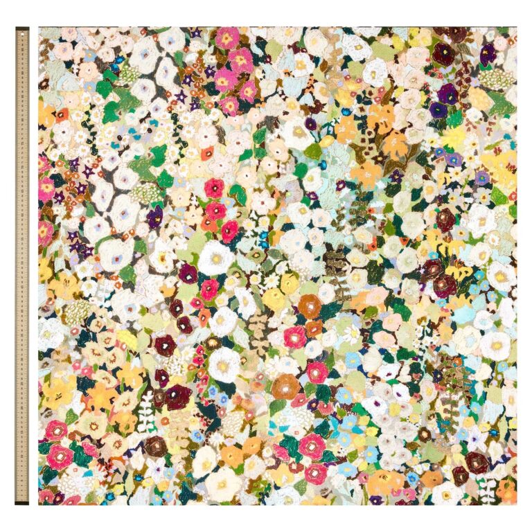 Ткань House of Hackney — Hollyhocks Cotton Linen — Summer