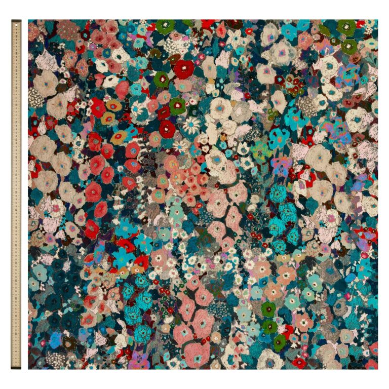 Ткань House of Hackney — Hollyhocks Velvet — Winter