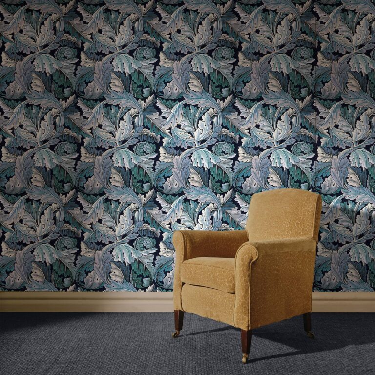Обои House of Hackney — Acanthus — Blue & Midnight