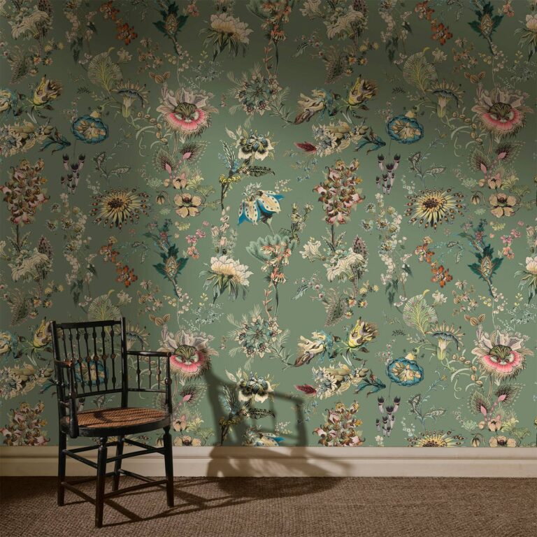 Обои House of Hackney — Flora Fantasia — Verdigris