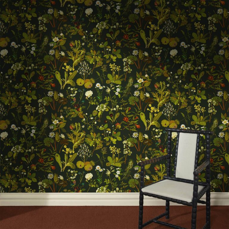Обои House of Hackney — Herbarium — Forest Green-Spruce