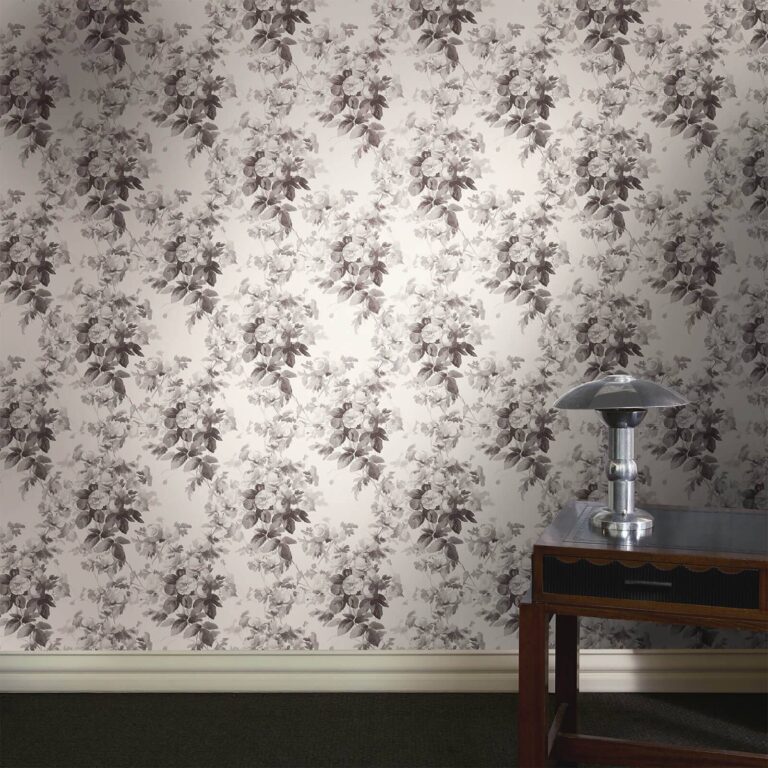 Обои House of Hackney — London Rose Traditional — Smoke Grey