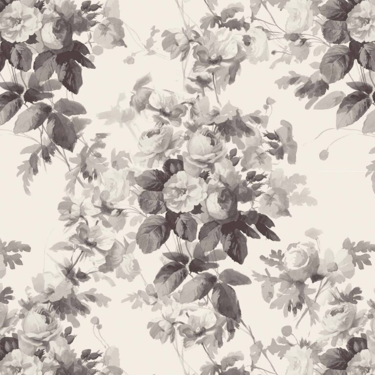 Обои House of Hackney — London Rose Traditional — Smoke Grey