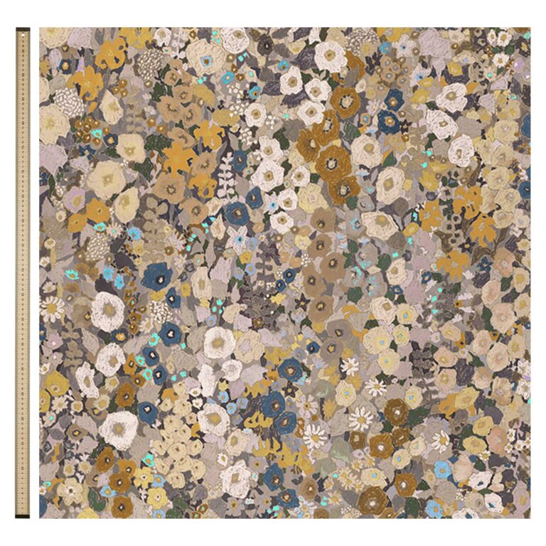 Ткань House of Hackney — Hollyhocks Cotton Linen — Flax