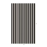 Обои House of Hackney — Mono Stripe — Off Black/Oyster